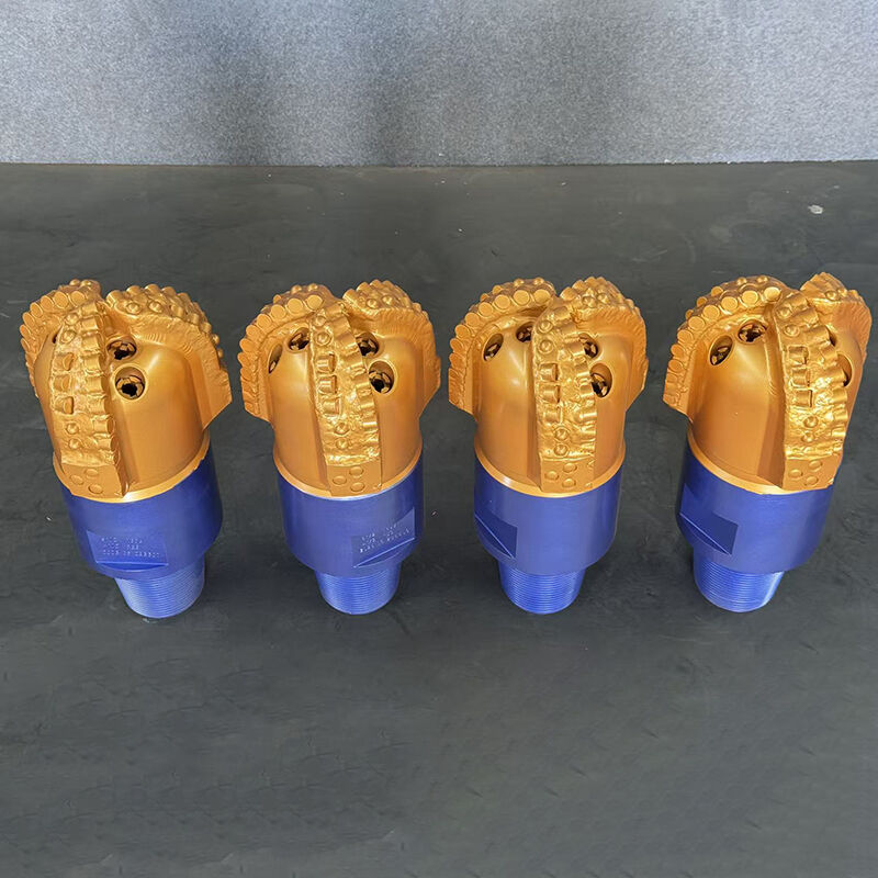 जल कुएं ड्रिलिंग पत्थर रॉक काटने के उपकरण 3 ब्लेड 8 1/2 इंच ((215.9 मिमी) ड्रिल बिट्स मैट्रिक्स बॉडी डायमंड पीडीसी बिट
