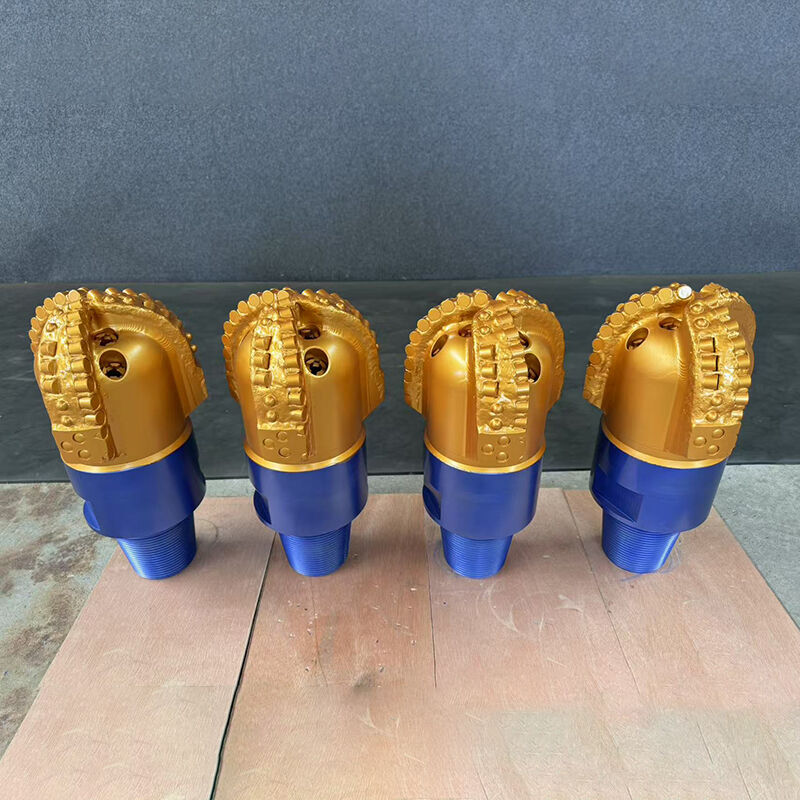 जल कुएं ड्रिलिंग पत्थर रॉक काटने के उपकरण 3 ब्लेड 8 1/2 इंच ((215.9 मिमी) ड्रिल बिट्स मैट्रिक्स बॉडी डायमंड पीडीसी बिट